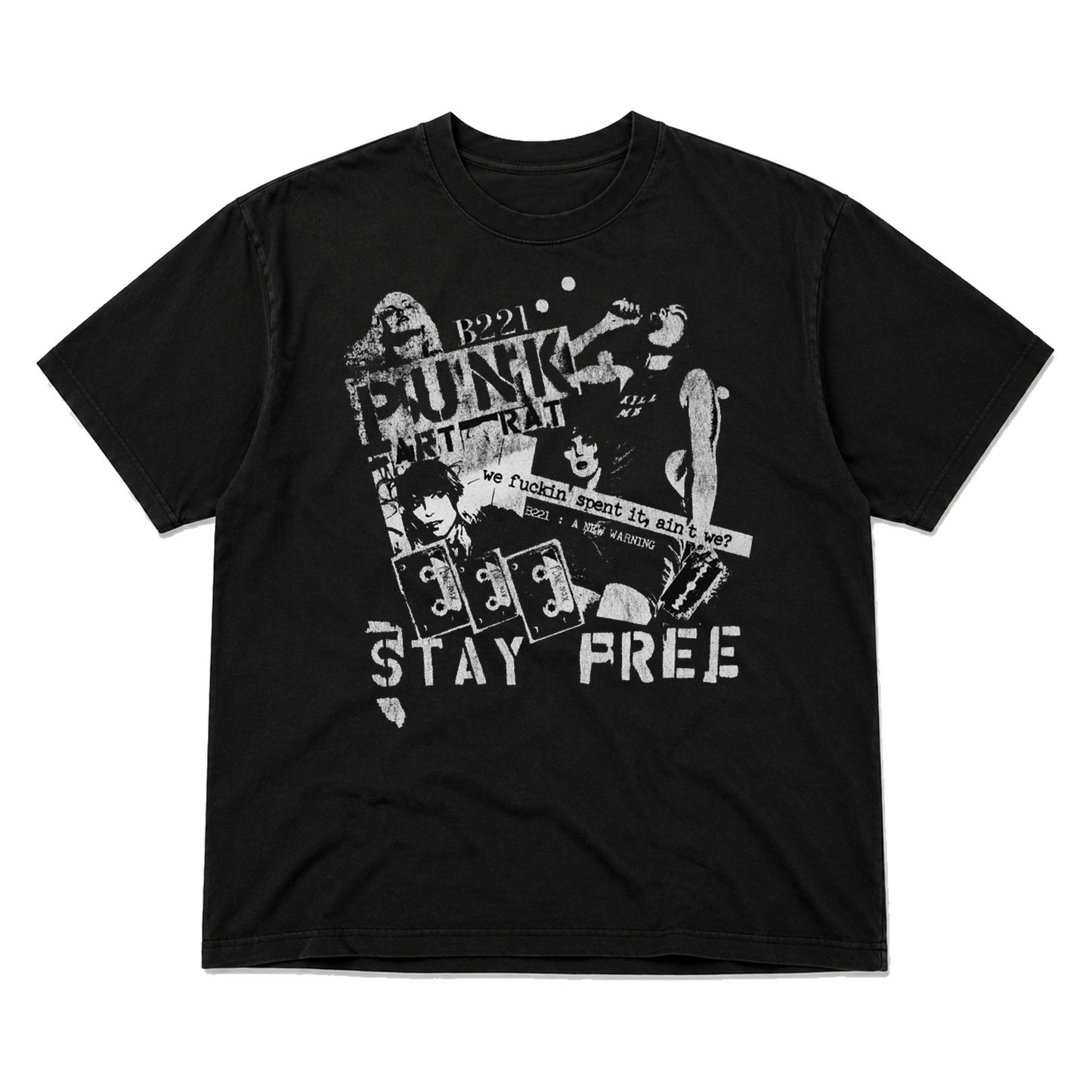 Punk Art Rat T-Shirt 049 | B221 Los Angeles